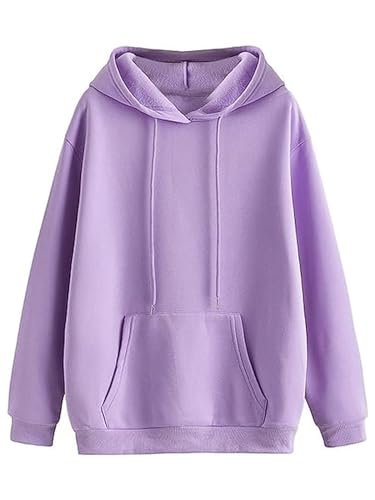 JUNEBERRY® Cotton Fleece Regular Fit Solid Sweatshirt Winter Wear Jumper Full Sleeve Hoodie for Women (Sizes- S to 3XL)
