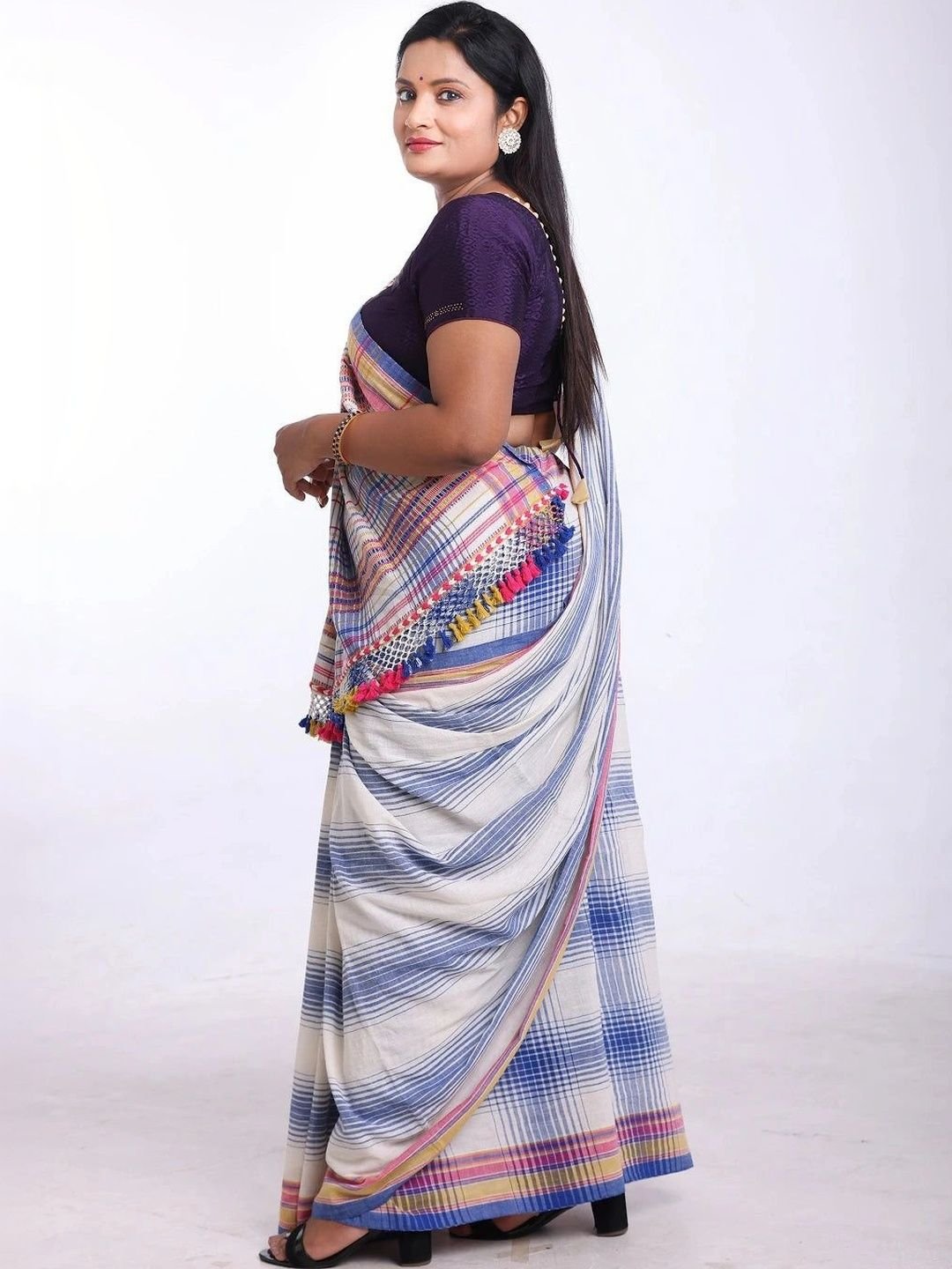 Pure Cotton Saree - Image 3
