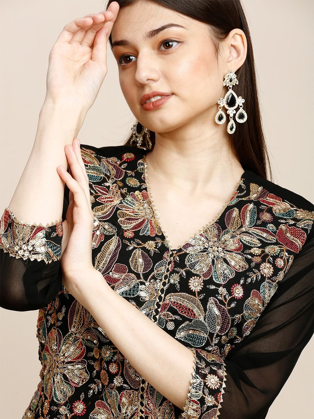 MADHURAM Women Embroidered Ready to Wear Lehenga Choli - Image 2