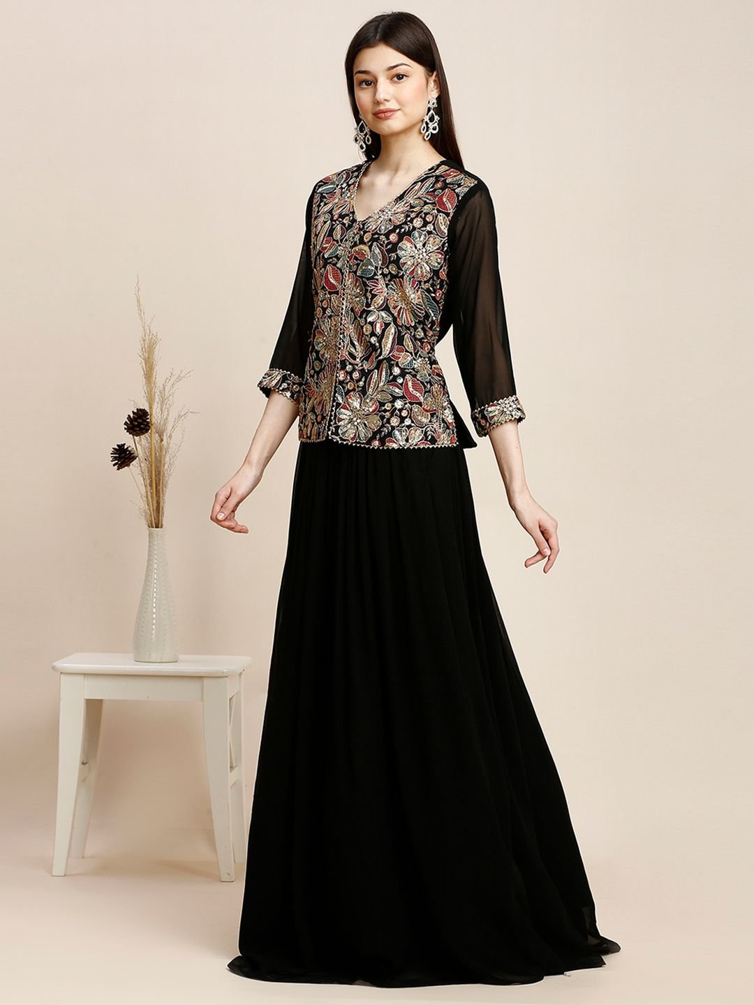 MADHURAM Women Embroidered Ready to Wear Lehenga Choli - Image 3