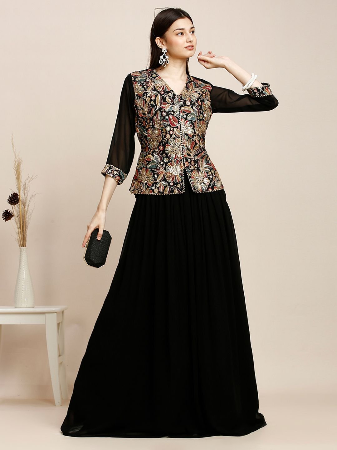 MADHURAM Women Embroidered Ready to Wear Lehenga Choli - Image 4