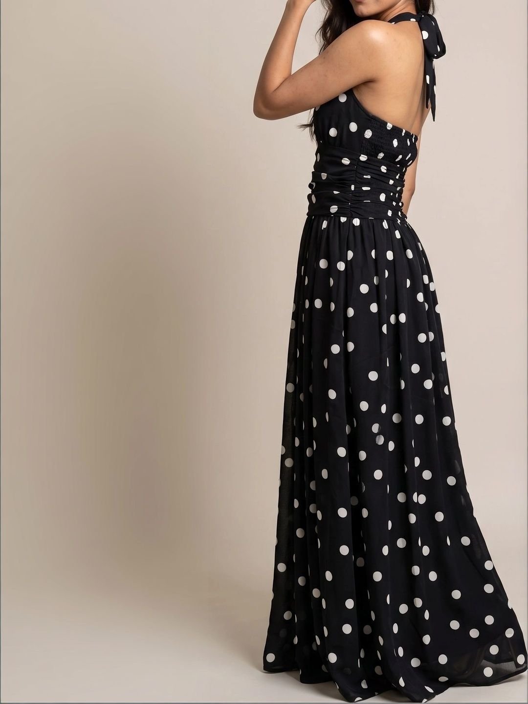 MASK Polka Dot Print Maxi Dress - Image 2