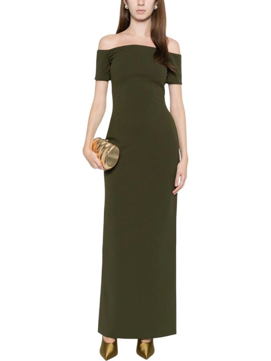Solace London Off-Shoulder Bodycon Maxi Dress