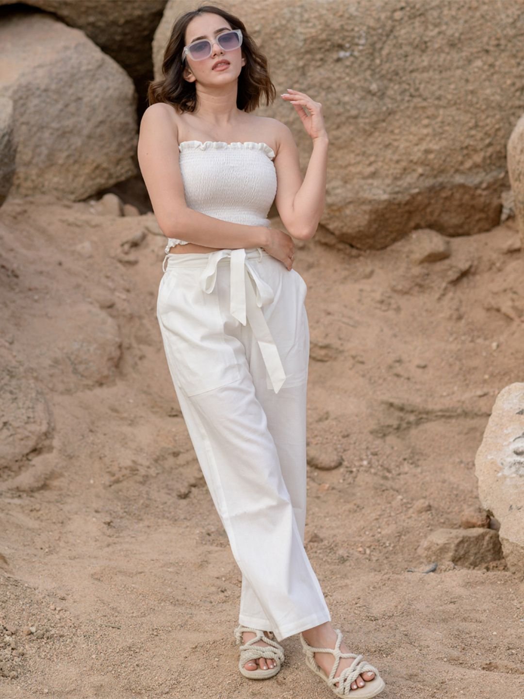 Babli Women Comfort Regular Cotton Culottes Trouser