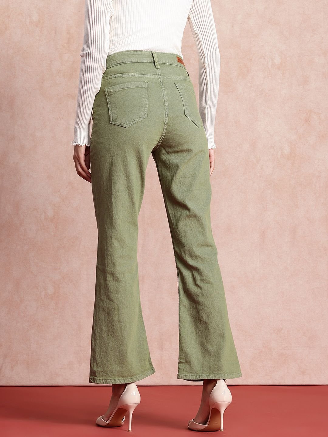 all about you Women Slim Bootcut High-Rise Stretchable Jeans - Image 4