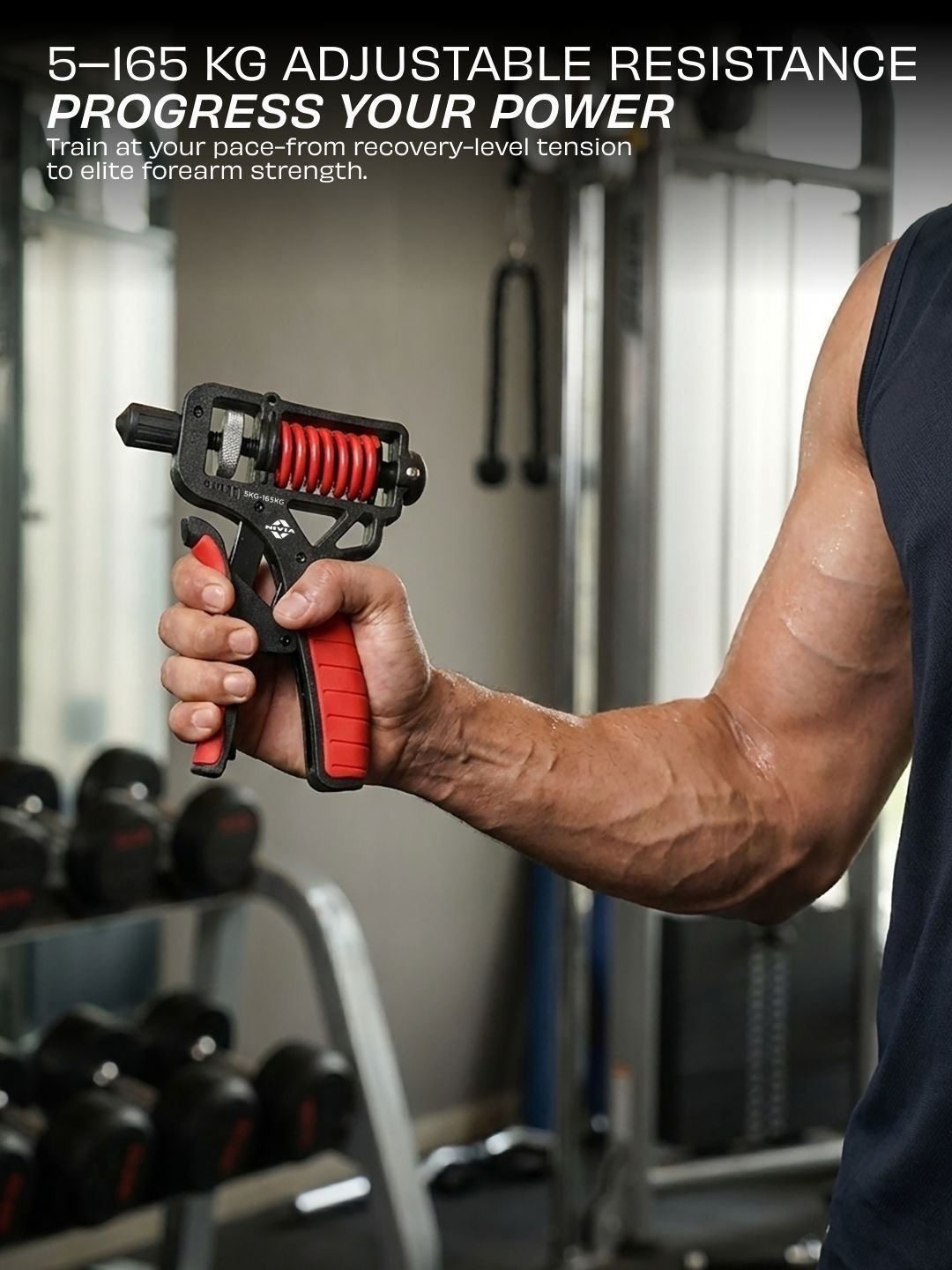 NIVIA NIVIA Xtreme Power Hand Grip Workout Accessories - Image 3