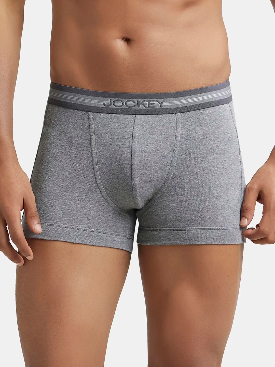 Jockey Combed Cotton Rib Trunk with StayFresh Treatment-1015
