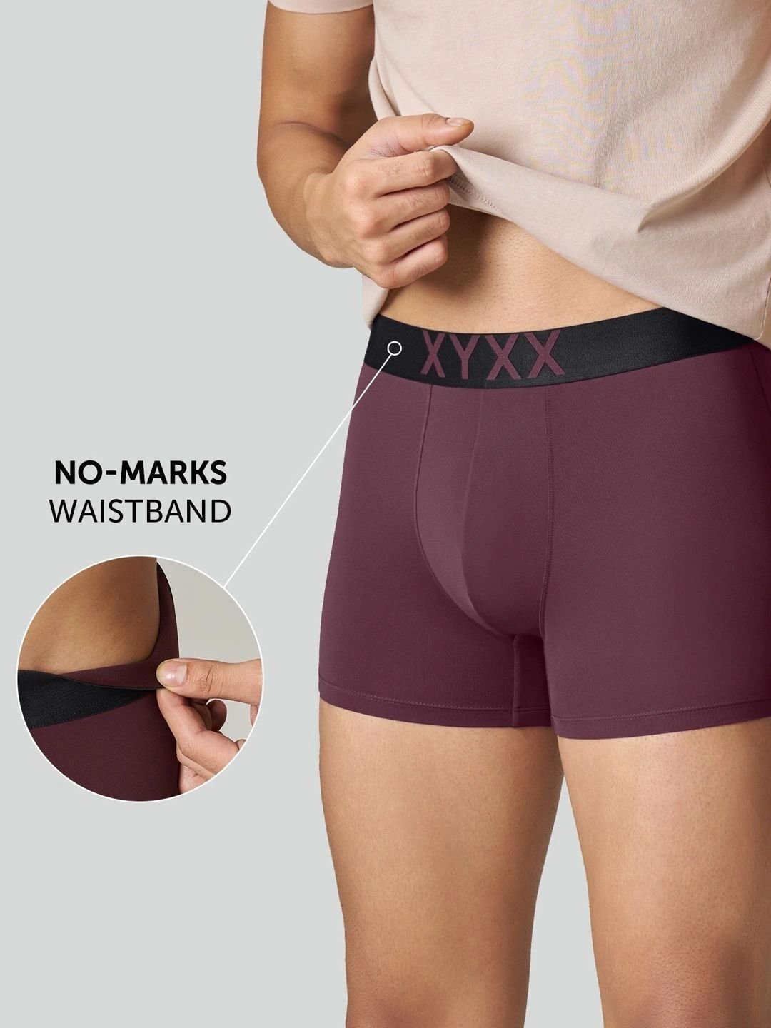 XYXX XYXX Men Solid Tactel Trunk - Image 2
