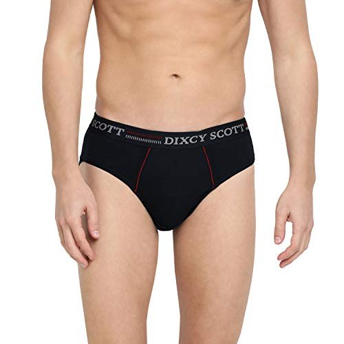 Dixcy Scott Originals Replay Briefs | 100% Combed Cotton Brief for Men | Men's Underwear | Modern Mid-Waist Fit ​| Durable, Sweat-Absorbing Cotton-Lined Waistband | Innerwear for Man | Pack of 5 - Image 2