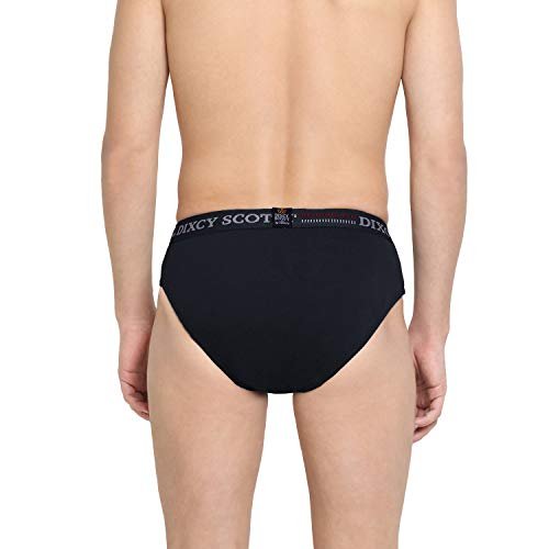 Dixcy Scott Originals Replay Briefs | 100% Combed Cotton Brief for Men | Men's Underwear | Modern Mid-Waist Fit ​| Durable, Sweat-Absorbing Cotton-Lined Waistband | Innerwear for Man | Pack of 5 - Image 4