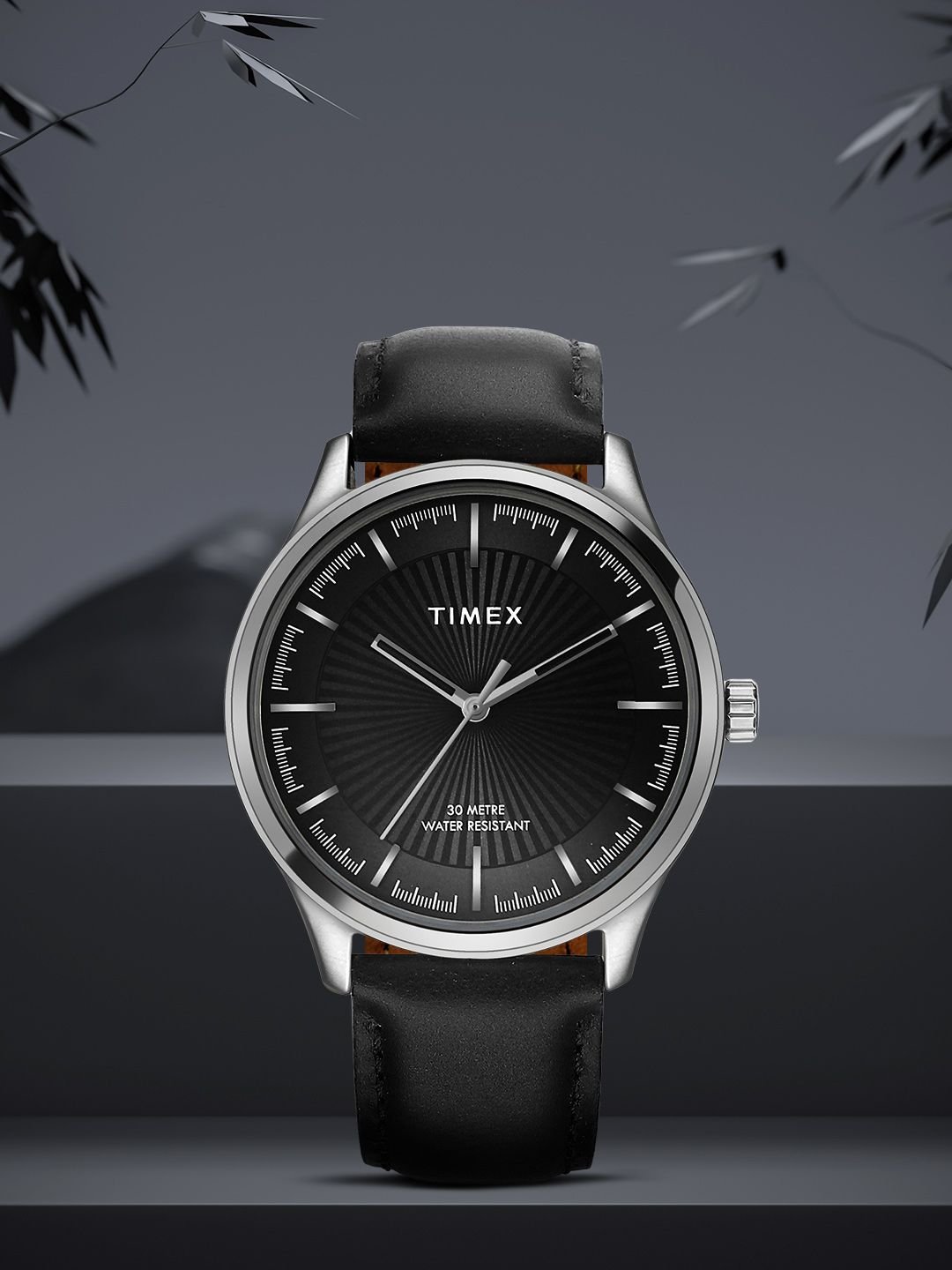 Timex Men Textured Leather Straps Analogue Watch TWTG65SMU22