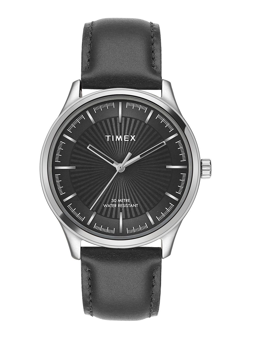 Timex Men Textured Leather Straps Analogue Watch TWTG65SMU22 - Image 2
