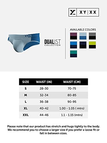 XYXX Men's Dualist Micromodal Regular Fit Colorblock Antimicrobial Briefs with No Marks Waistband (Pack of 2) - Image 4