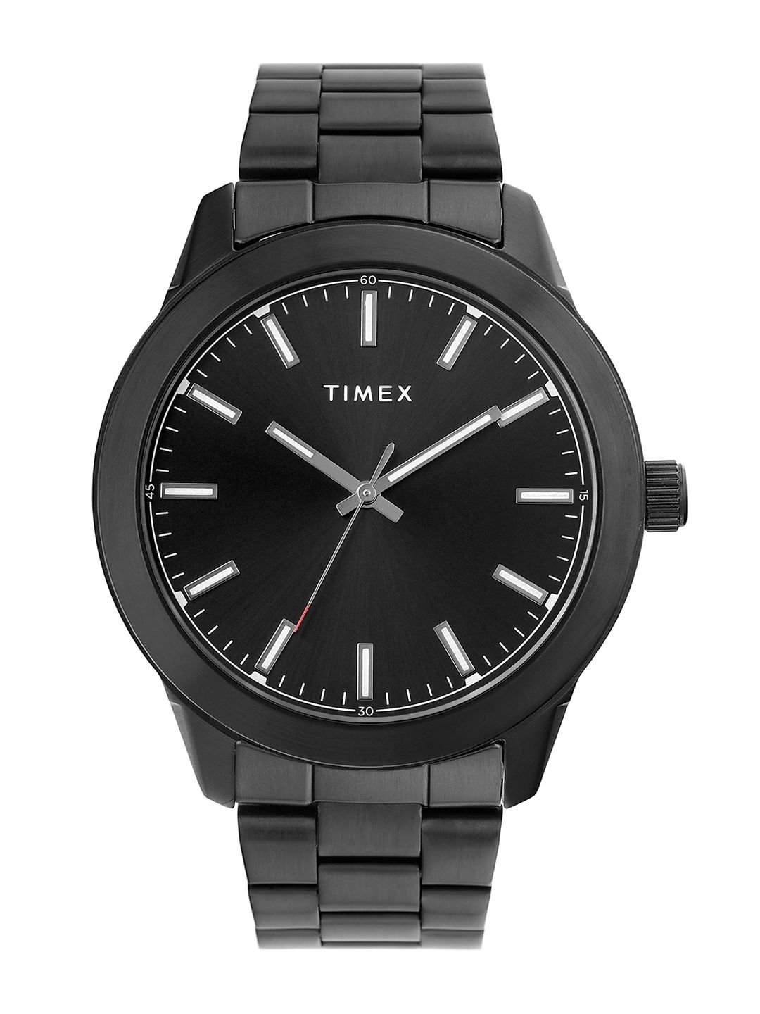 Timex Timex Men Brass Dial & Stainless Steel Bracelet Style Straps Analogue Watch- TWEG185SMU12 - Image 2
