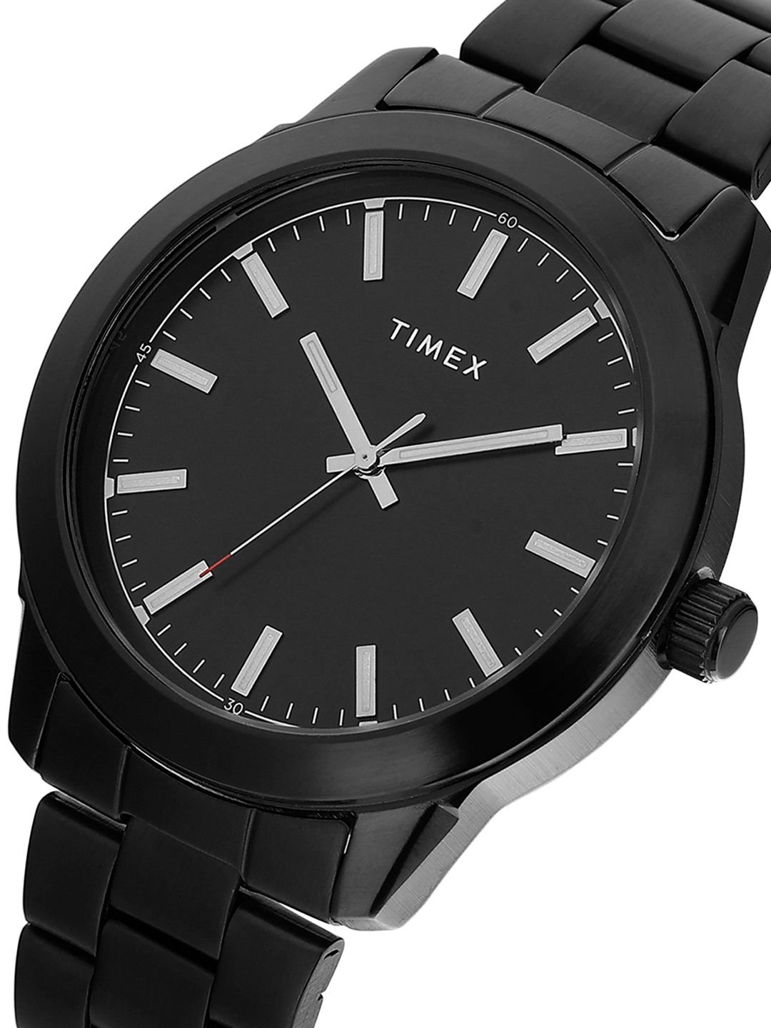 Timex Timex Men Brass Dial & Stainless Steel Bracelet Style Straps Analogue Watch- TWEG185SMU12 - Image 3