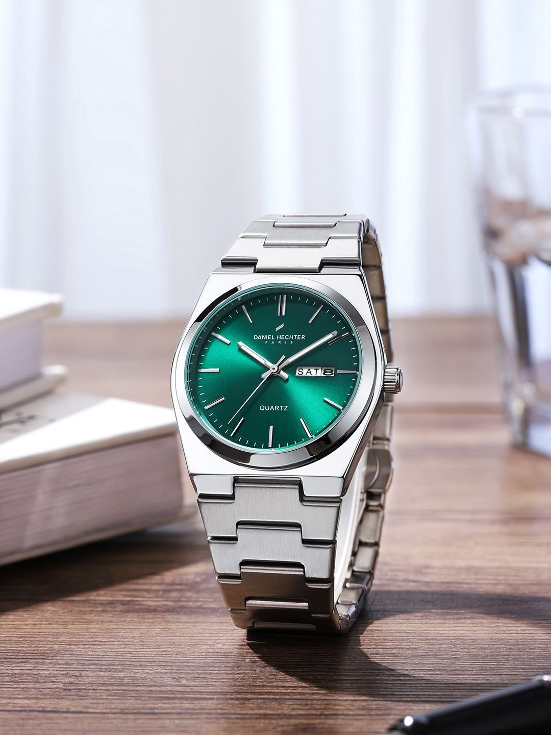 Paris Avenue Hoche Collection Watch & Stainless Steel Band - Image 4
