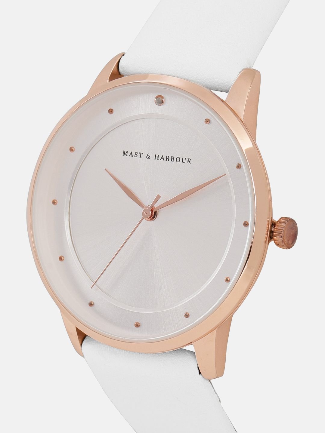 Mast & Harbour Unisex Silver-Toned Analogue Watch MFB-PN-LB-7010G - Image 3