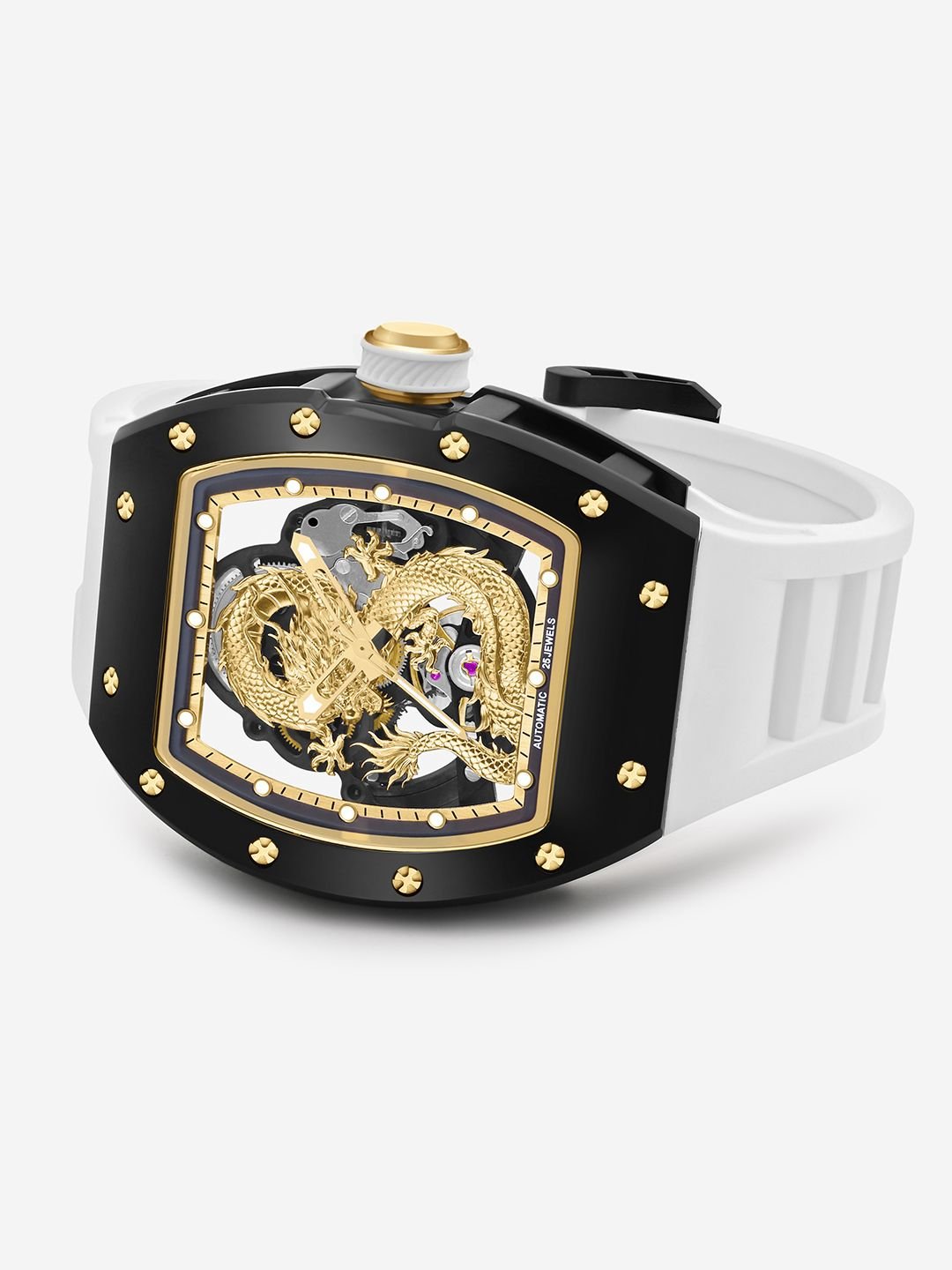 Men Dial & Straps Analogue Automatic Watch 49013 - Image 2