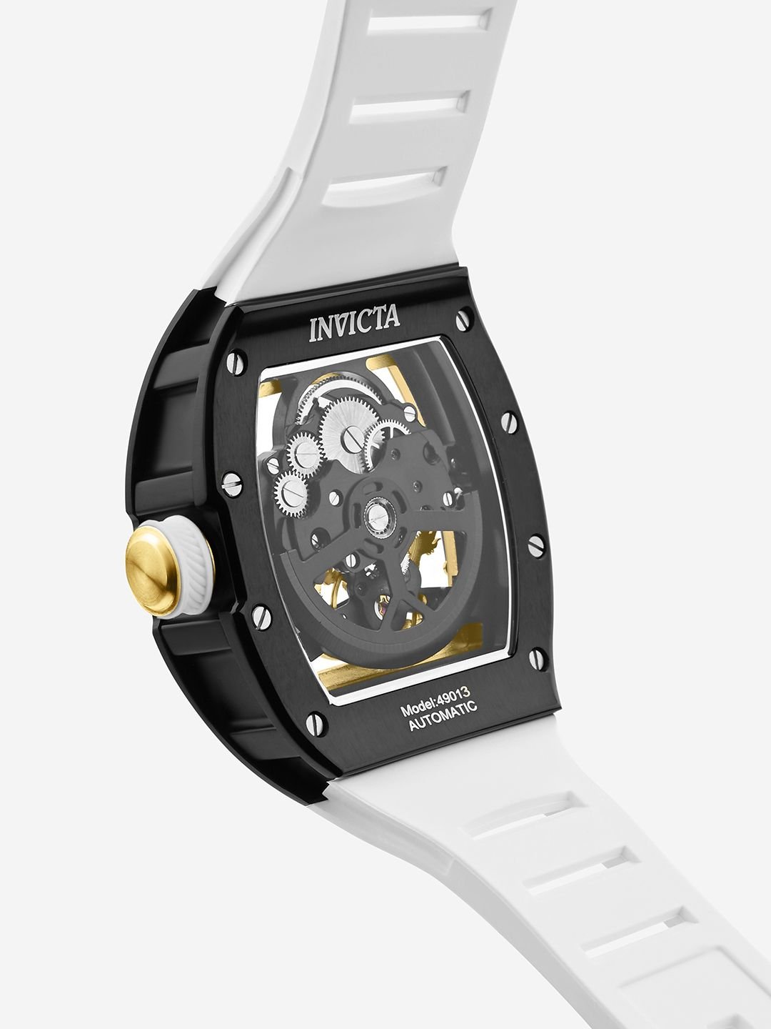 Men Dial & Straps Analogue Automatic Watch 49013 - Image 4