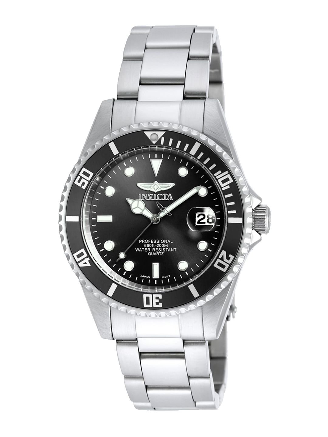 Men Pro Diver 200 M Quartz Black Dial Analog Watch - 8932OB
