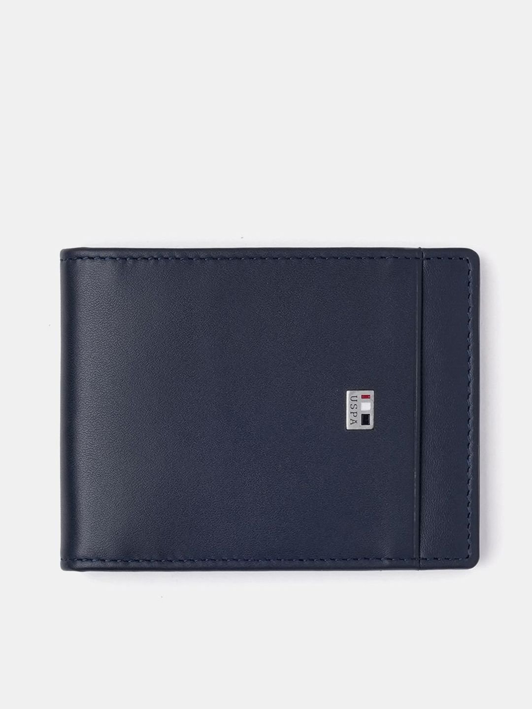 Men Leather Two Fold Wallet