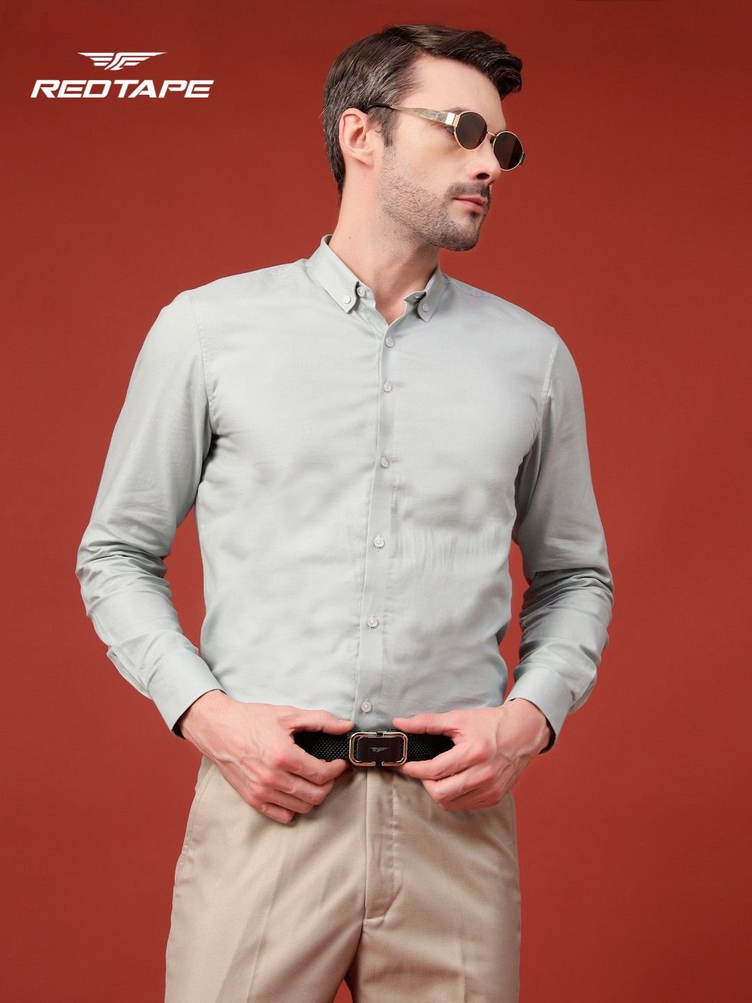 Men Black Textured Leather Formal Casual Autolock Belt - Image 4