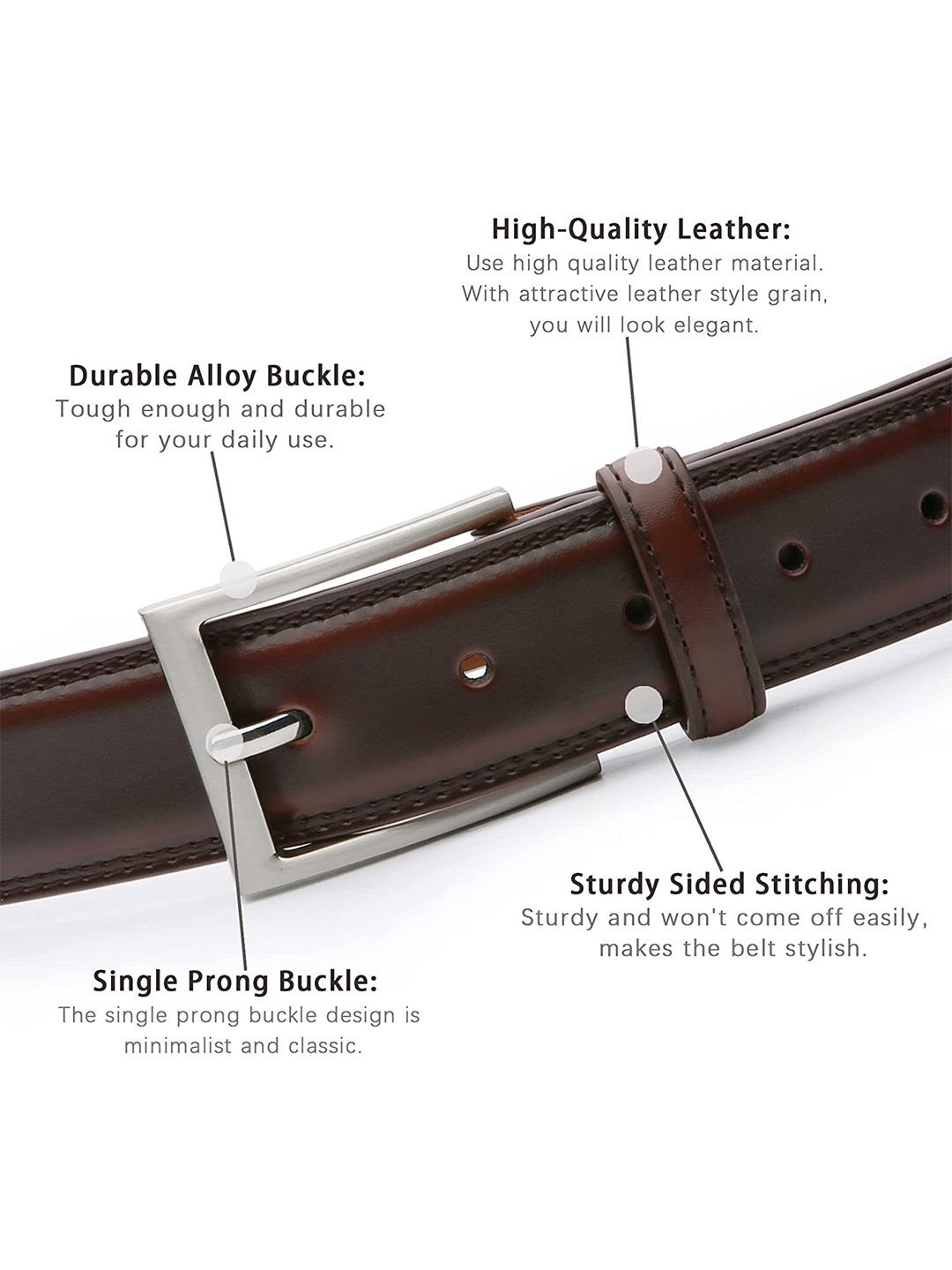 Men Leather Belt - Image 4