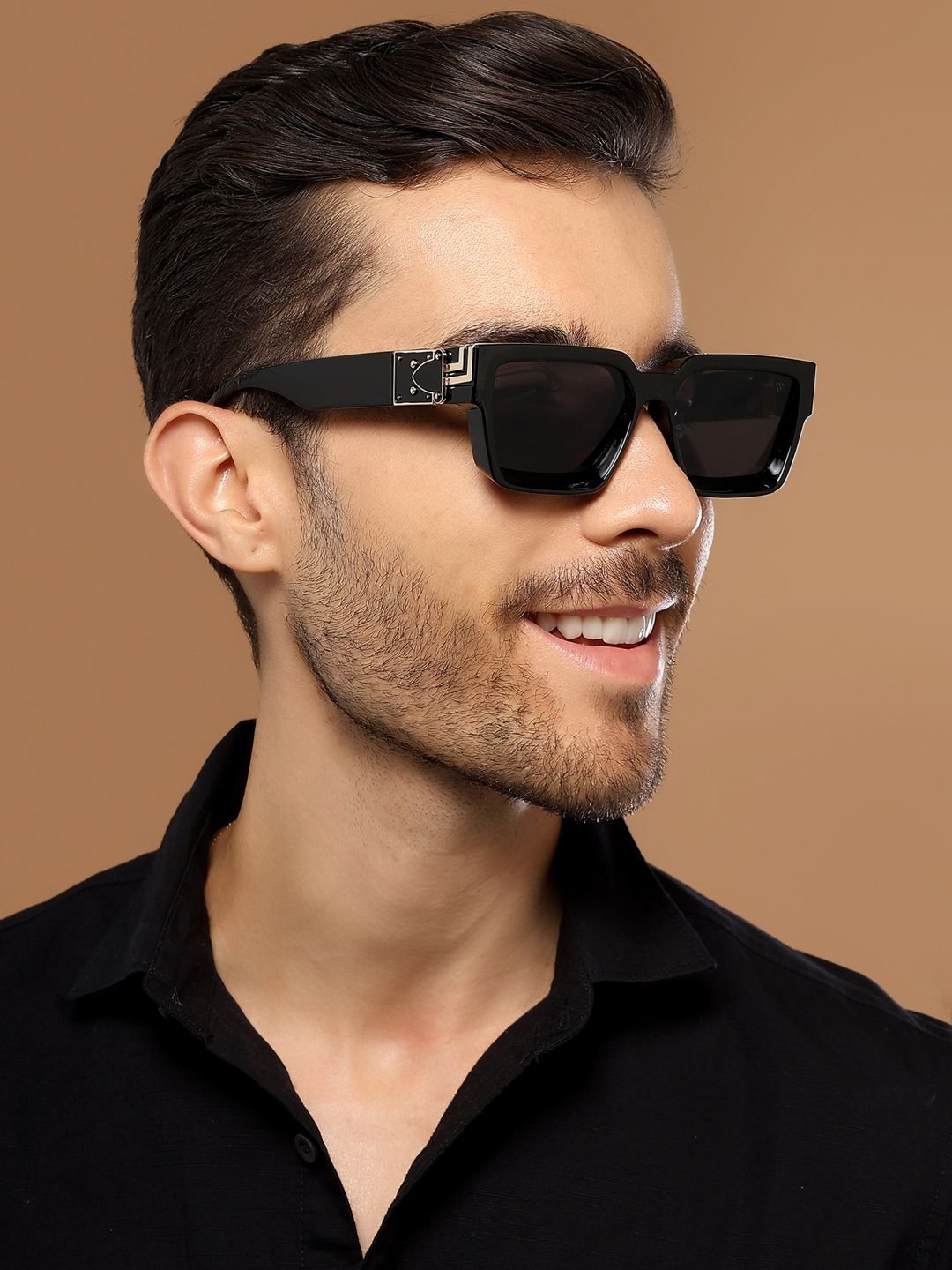 Unisex Wayfarer Sunglasses with UV Protected Lens 86367MG5175