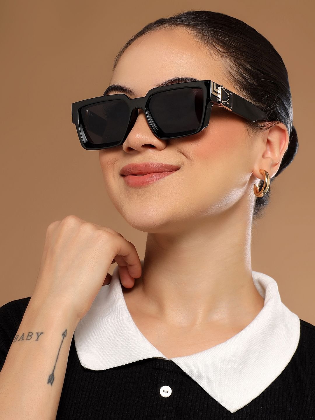 Unisex Wayfarer Sunglasses with UV Protected Lens 86367MG5175 - Image 2