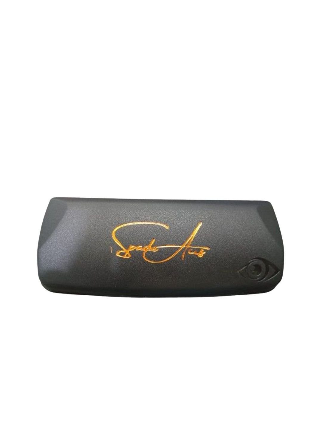 Men Square Sunglasses with UV Protected Lens SP Karan Silver Black - Image 4