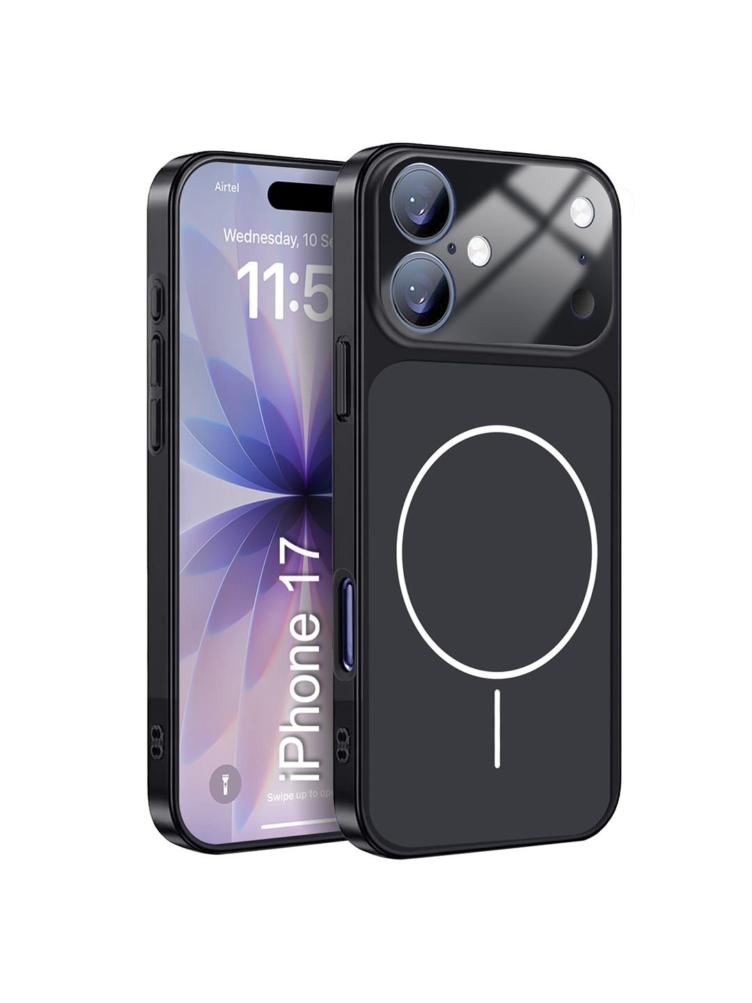 Solid Printed iPhone 17 Back Case Mobile Accessories