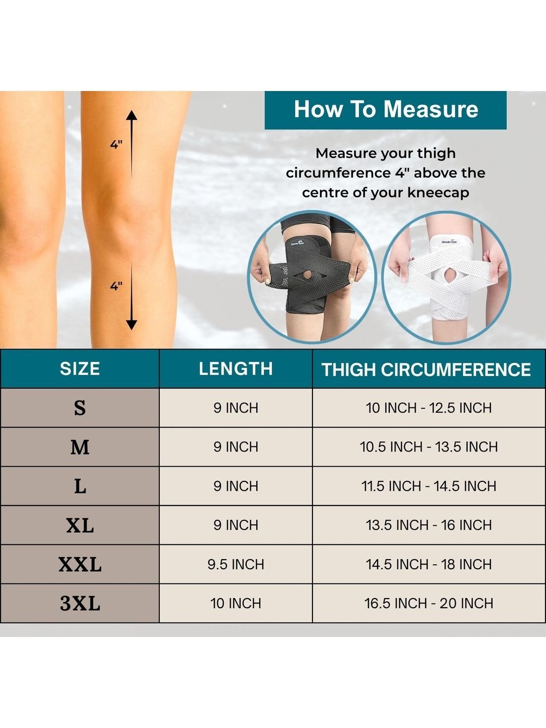 Adjustable Wrap Knee Support Brace - Image 4