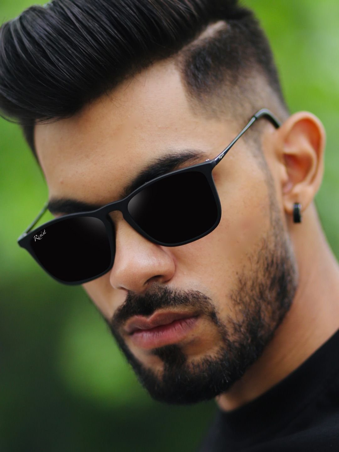 RESIST EYEWEAR RESIST EYEWEAR UNISEX Black UV Protected Wayfarer Sunglasses