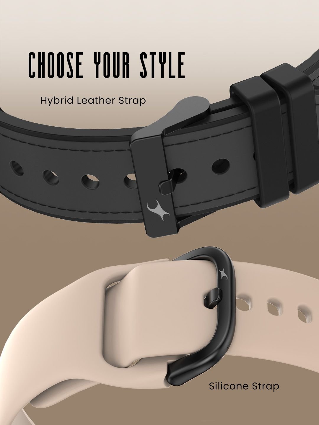 Fastrack Fastrack Sleek 1.32" AMOLED 42mm Display, Rotary Crown, Health Suite, IP68 Smart Watch - Image 4