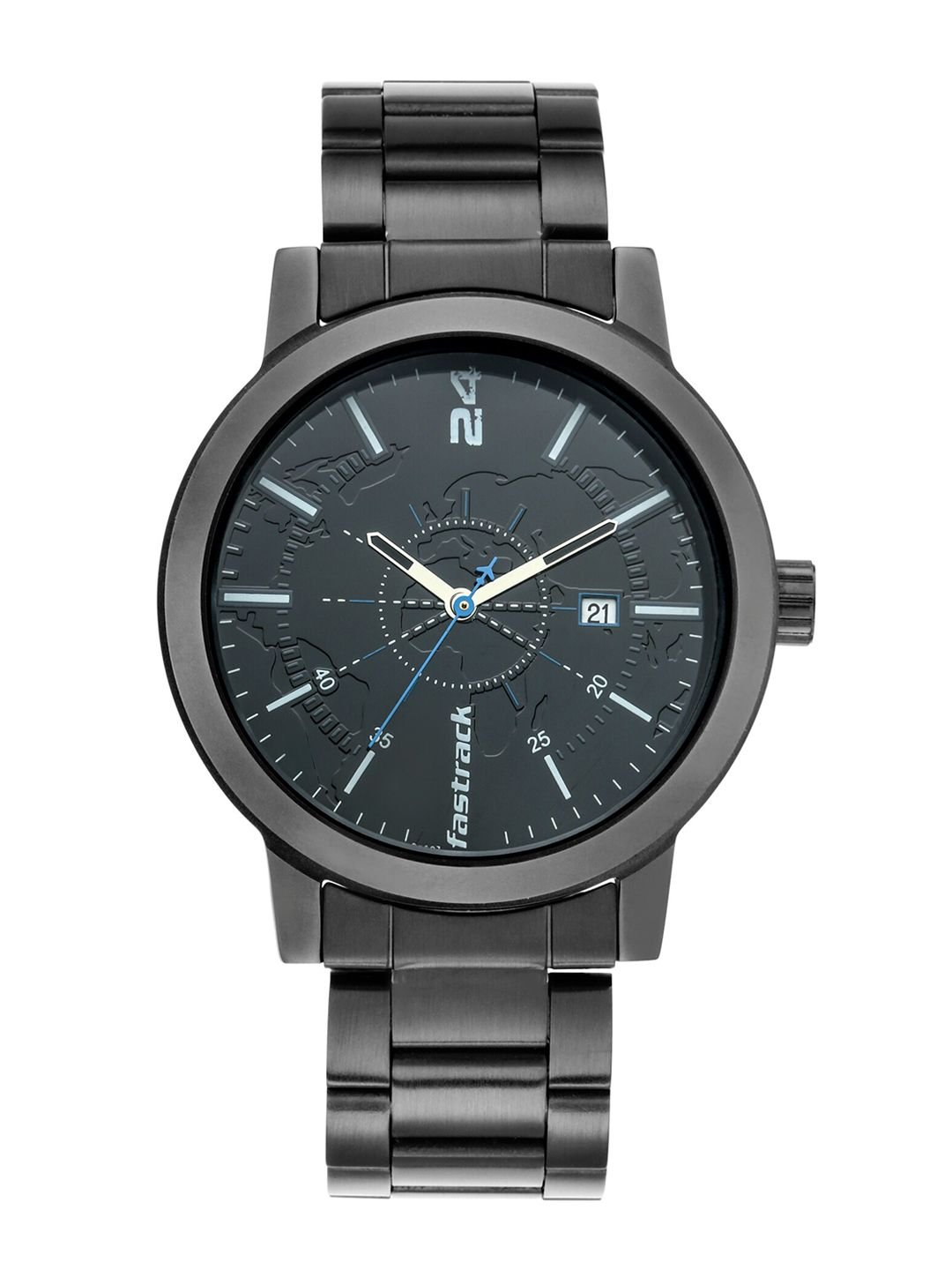 Fastrack Tripster Quartz Analog With Black Dial Watch For Guys - Nt3245nm01 - Image 2