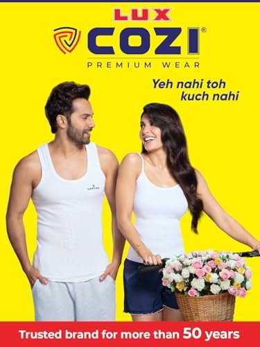 Lux Cozi Men's 100% Cotton Solid White Vest Pack of 3 | Sleeveless Round Neck Banyan for Men | Soft Breathable Cotton Innerwear | Comfortable Regular Fit Undershirt | White Sando Baniyan for Men - Image 3