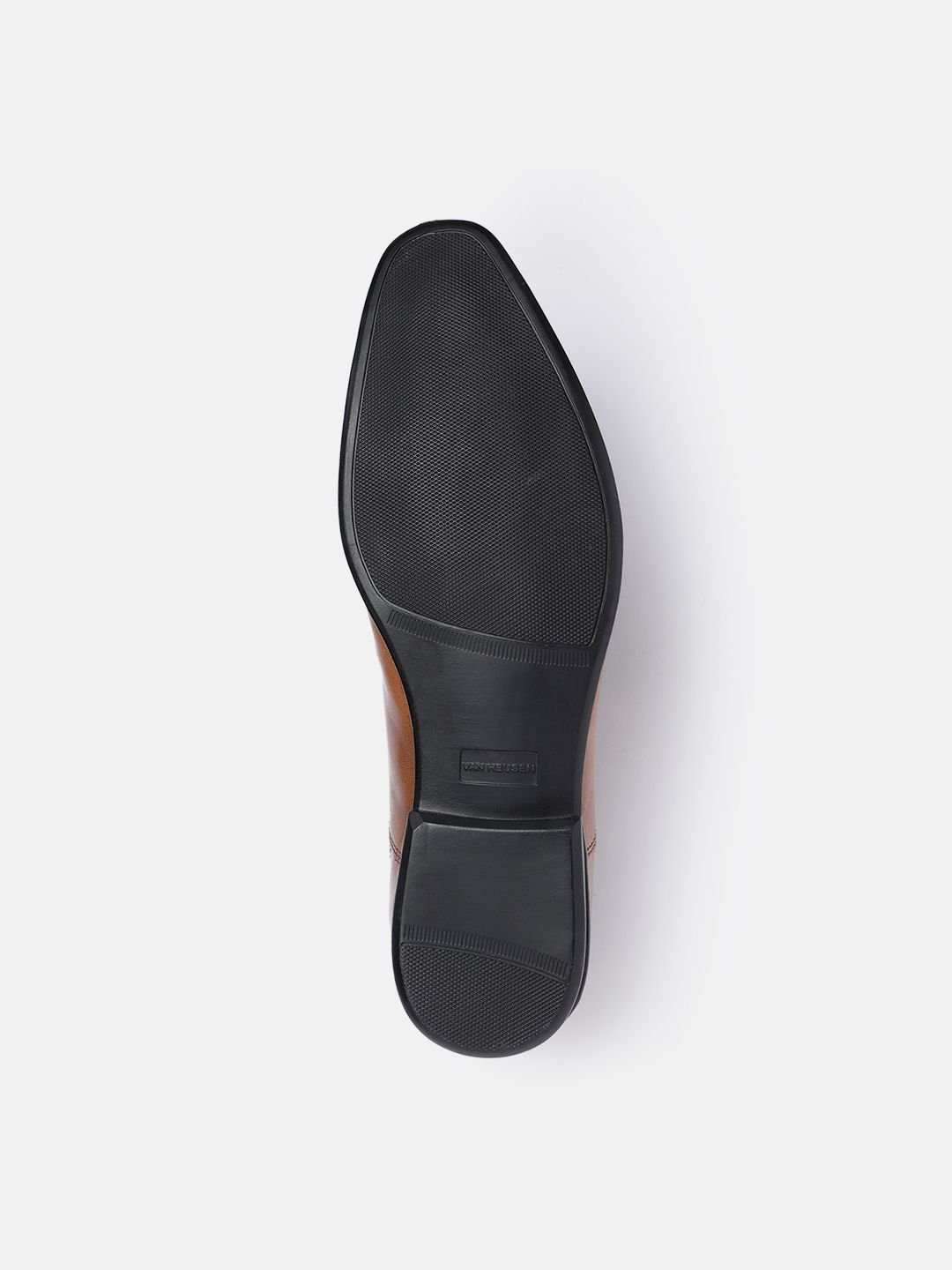 Men Leather Oxford Round Toe Formal Shoes - Image 3