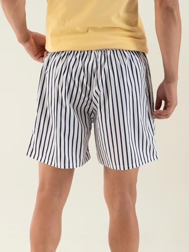 DAMENSCH Regular Fit Solid 100% Soft & Durable Cotton Boxer Shorts Dual Pockets Anti-Bacterial Moisture Wicking Microfibre Waistband Ultra-Light Boxers for Men - Image 4