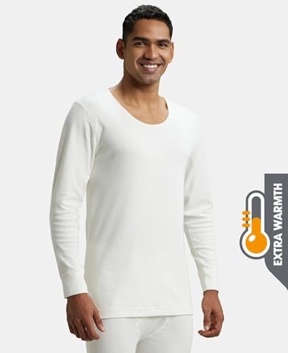 Jockey 2401 Men's Super Combed Cotton Rich Full Sleeve Thermal Undershirt with Stay Warm Technology - Image 2
