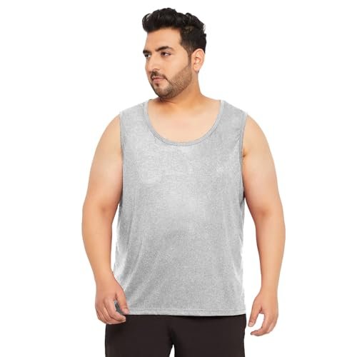 West Gate Clothing Cotton Solid Plus Size Vest for Men | Round Neck, Regular Fit, Sleeveless | Men's Tank Top | 3XL, 4XL, 5XL | Perfect for Workouts Gym, Vacations | Combo Pack of 2 - Image 3