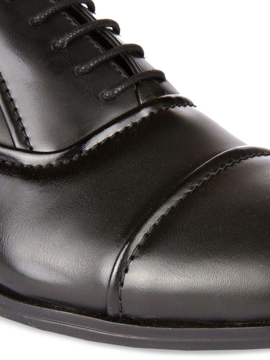 House of Pataudi Men Oxford Formal Shoes - Image 3