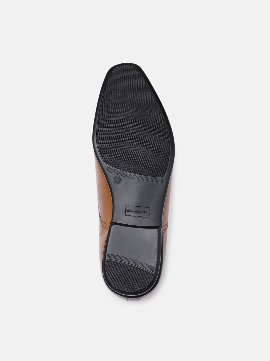 Men Leather Oxford Round Toe Formal Shoes - Image 3