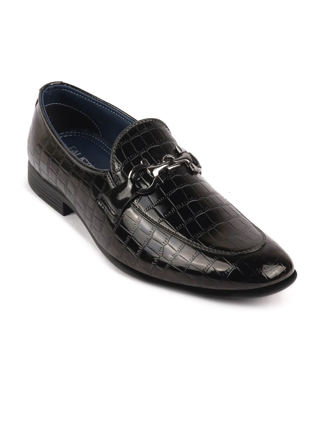 Men Textured Formal Loafers - Image 2