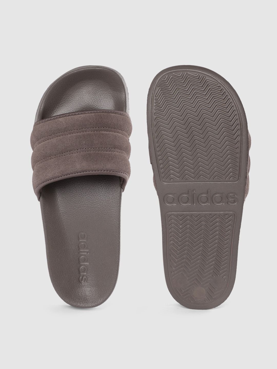 Unisex Textured Adilette Noshower Sliders - Image 4