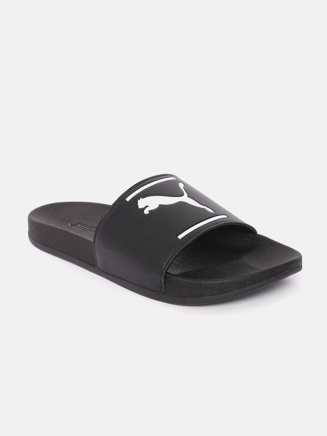 Unisex Black Printed Leadcat FTR Comfort Sliders - Image 2