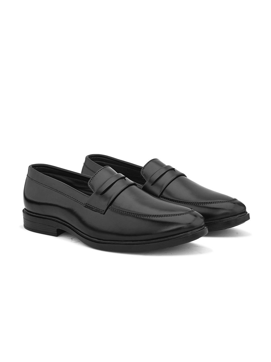Anouk Men Solid Slip-On Formal Loafers - Image 2