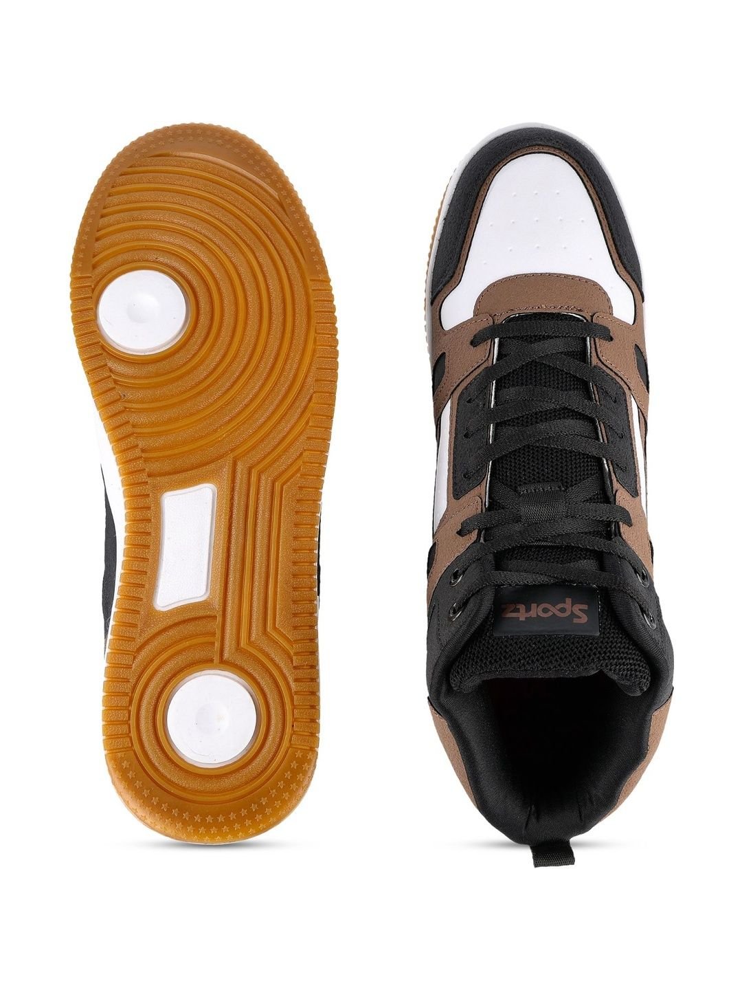 Walkaroo Men Colourblocked High-Top Sneakers - Image 2