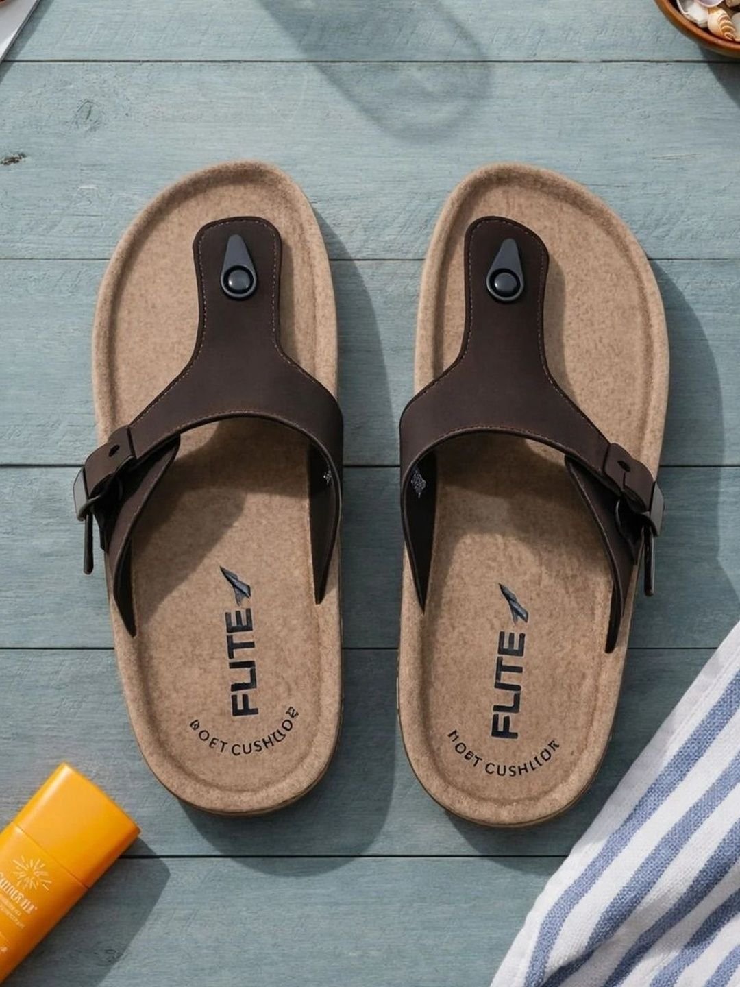 FLITE Men Rubber Flip Flops