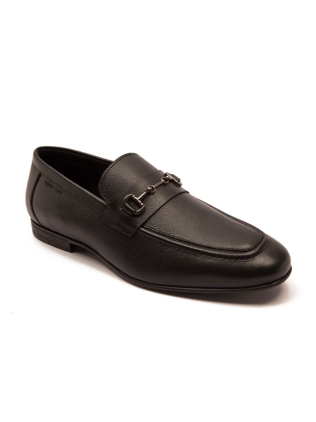 THOMAS CRICK Thomas Crick Men Textured Leather Formal Loafers - Image 2