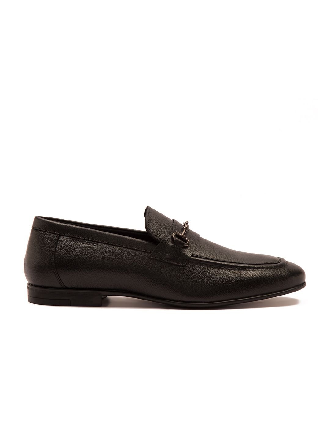 THOMAS CRICK Thomas Crick Men Textured Leather Formal Loafers - Image 3